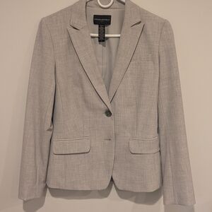 Banana Republic Women's Light Gray Blazer